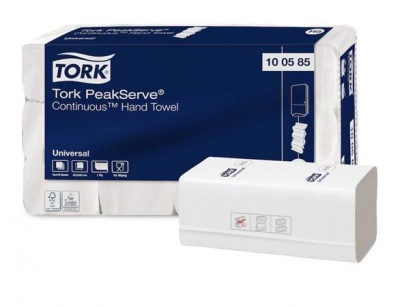 Papierové utierky, H5 systém, 1 vrstvové, Universal, TORK "PeakServe", biele