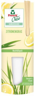 Osviežovač vzduchu, 90 ml, náhradná náplň, FROSCH „Oase“, citrónová tráva
