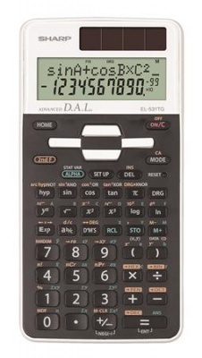 Kalkulačka, vedecká, 273 funkcií, SHARP "EL-531", biela