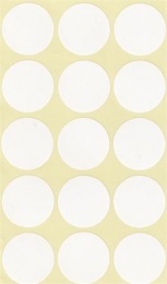 Etikety, okrúhle, priemer: 30 mm, 60 etikiet/bal