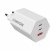 Sieťová nabíjačka, 1×USB-A, 2×USB-C, 65 W, CANYON „Hexagon 65“, biela