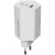 Sieťová nabíjačka, 1×USB-A, 2×USB-C, 65 W, CANYON „Hexagon 65“, biela