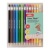 Farebné mechanické ceruzky, sada, APLI "Color Click", 12 farieb