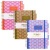 Špirálový zošit, B5, linajkový, 100 listov, PUKKA PAD "Floral Project Book", mix