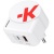 Sieťová nabíjačka, 1xUSB-A, 1xUSB-C, PD, 45W, GaN, USB-C kábel, SKROSS