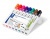 Popisovač na tabule, sada, 2 mm, kužeľový hrot, STAEDTLER "Lumocolor® 351", 8 rôznych farieb